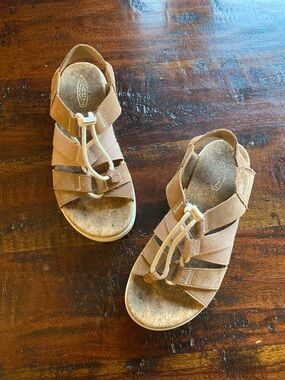 Keen Women's Elle Mixed Strap Sandals US 8 leather cork comfort casual